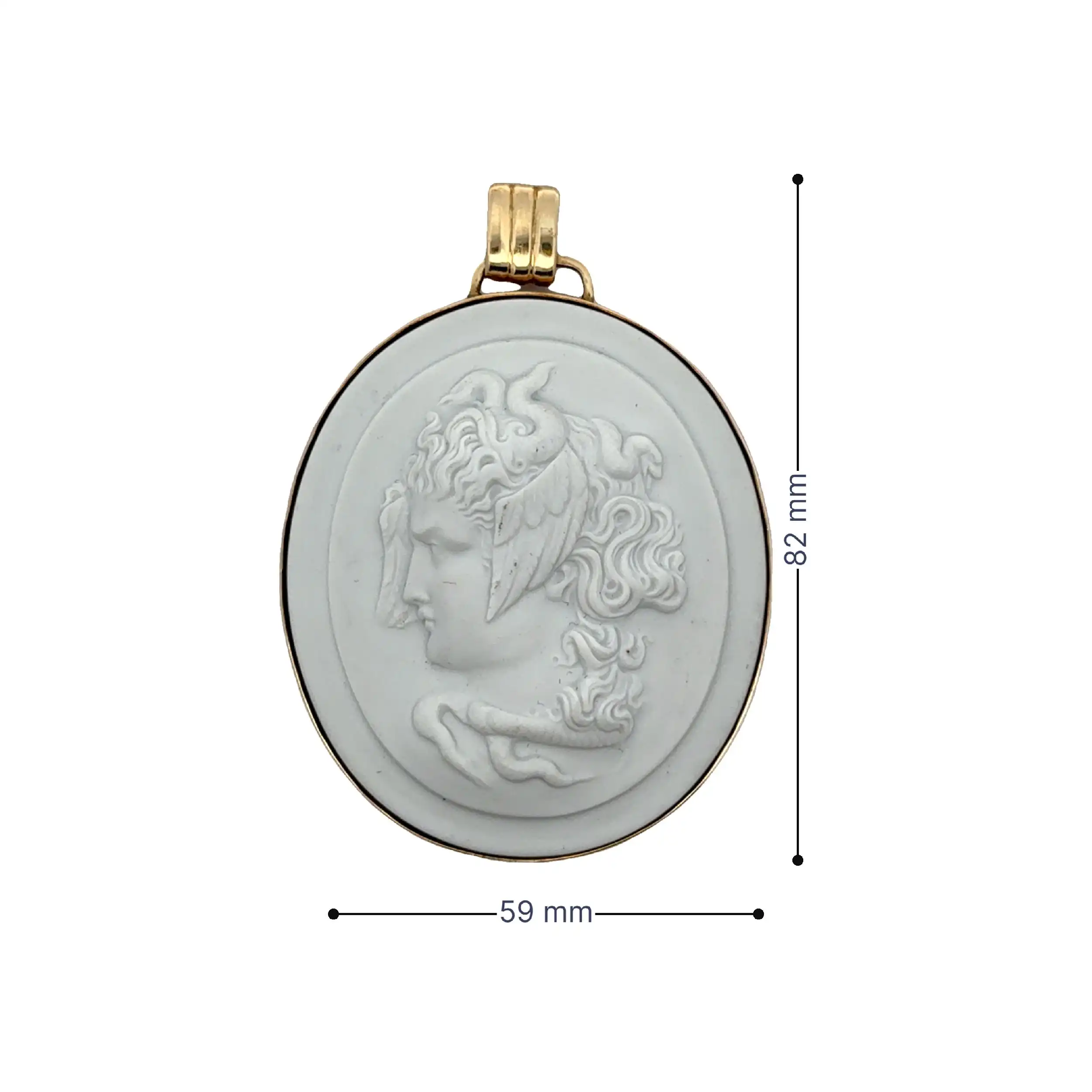 Anhänger Gelbgold Gemme Meissen Anhänger Gelbgold Gemme Meissen