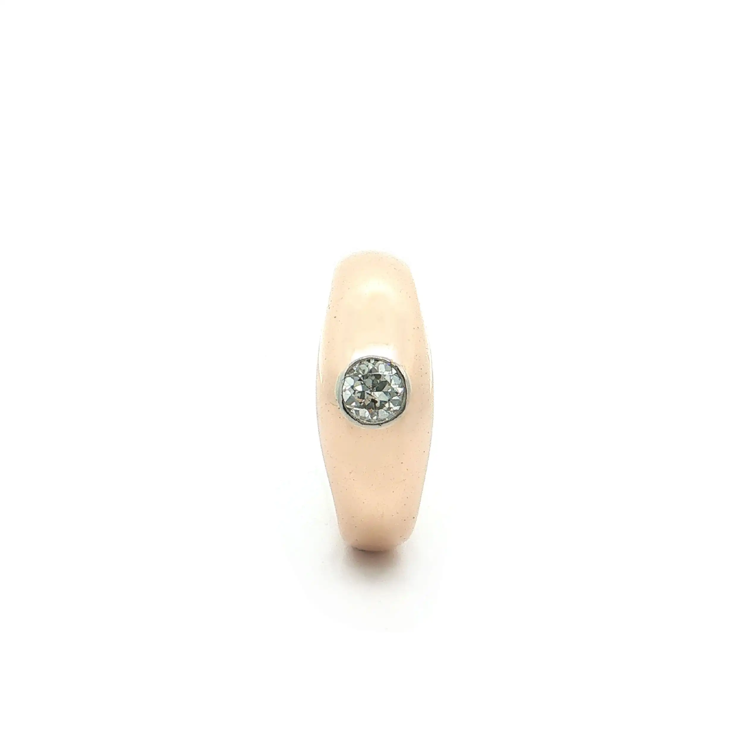 Ring Rotgold mit Brillant Ring Rotgold mit Brillant