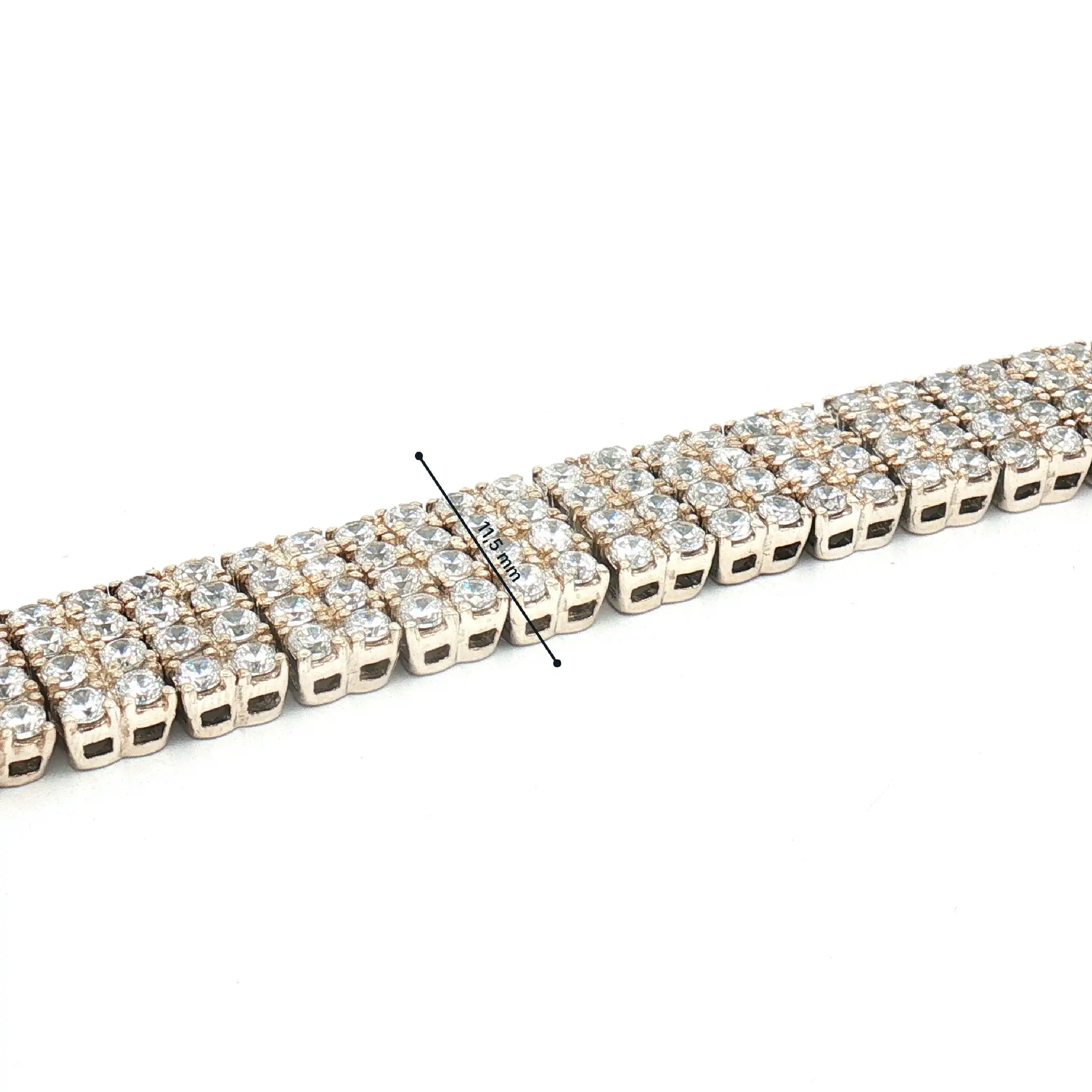 Armband Silber 4-reihig mit Zirkonia Armband Silber 4-reihig mit Zirkonia