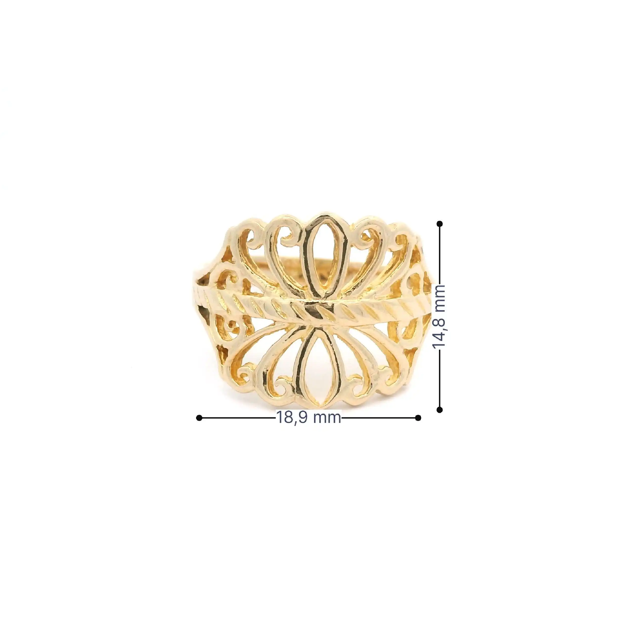 Ring Gelbgold Filigraner Schmetterling Ring Gelbgold Filigraner Schmetterling