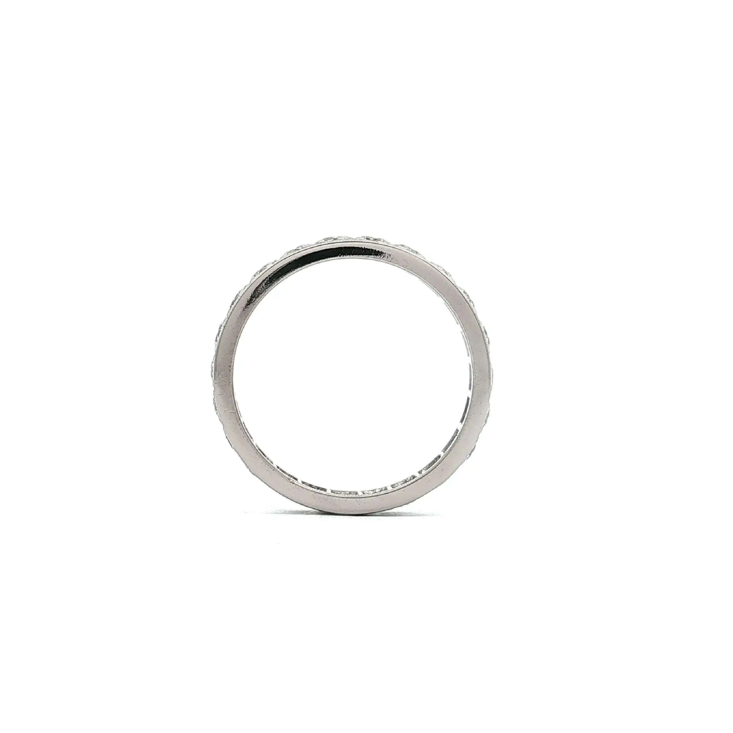 Memoryring Weißgold mit Brillanten