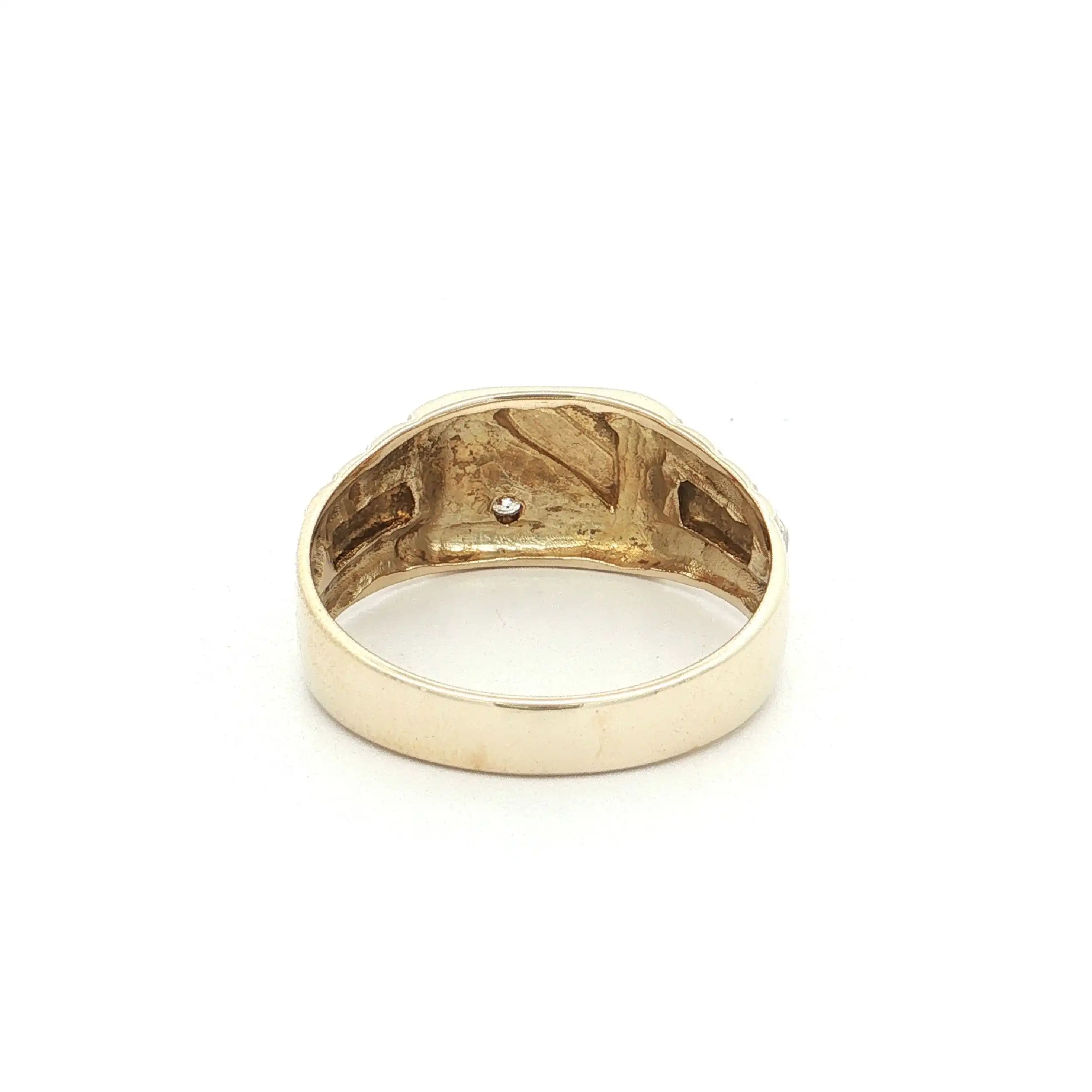 Ring Tricolor mit Zirkonia