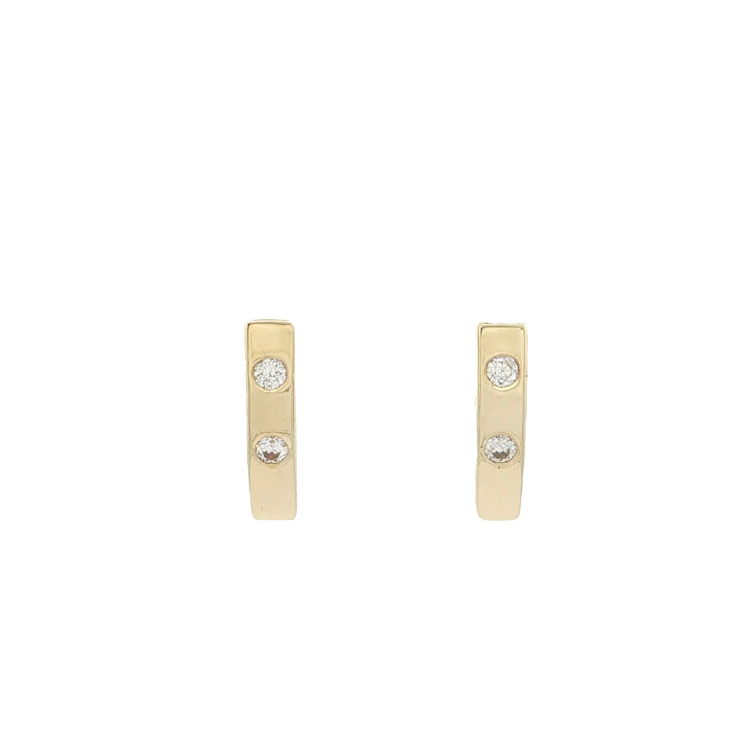 Ohrringe Gelbgold mit Zirkonia