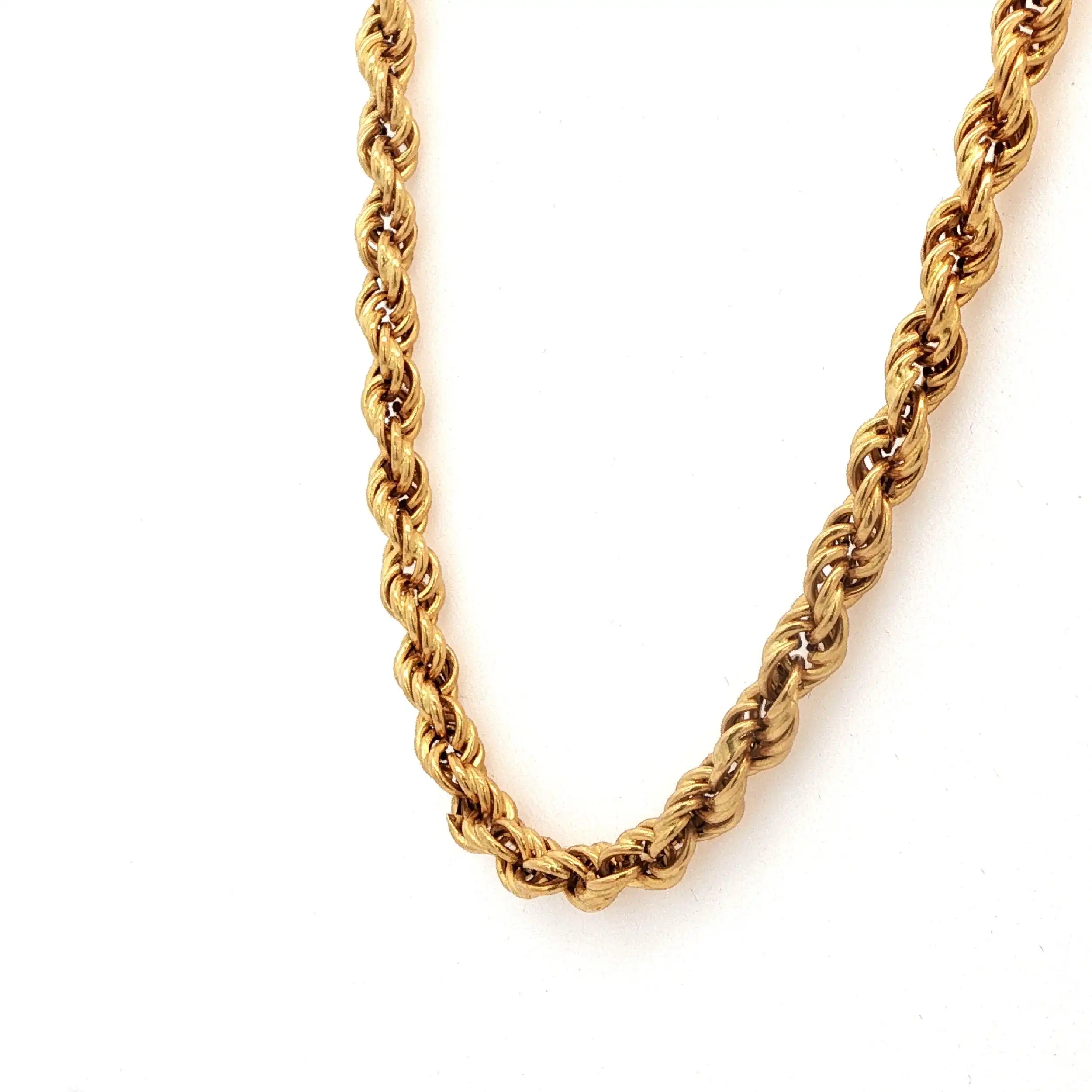 Kordelkette Gelbgold