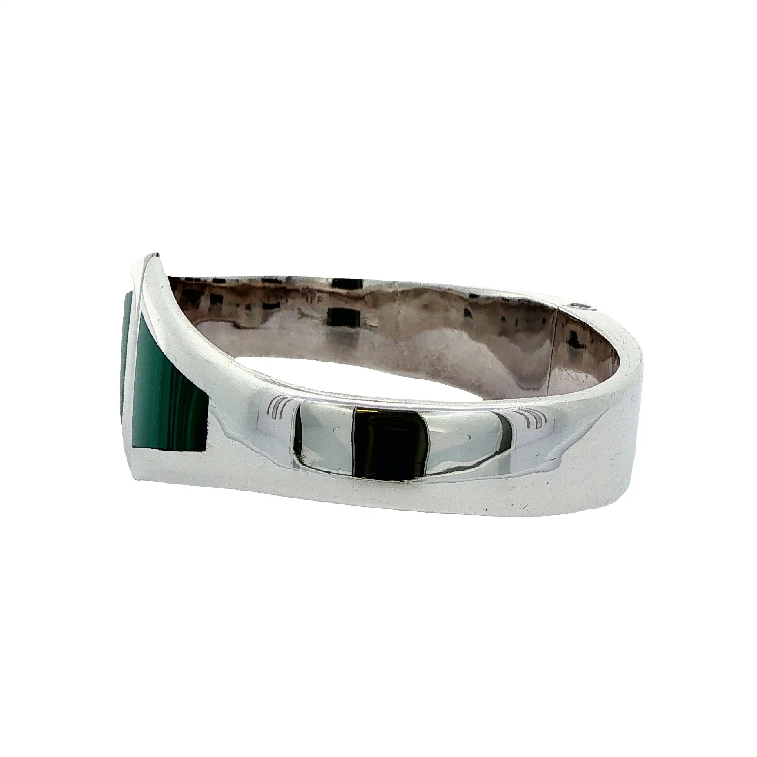 Armreif/ Spange Silber mit Malachit Armreif/ Spange Silber mit Malachit