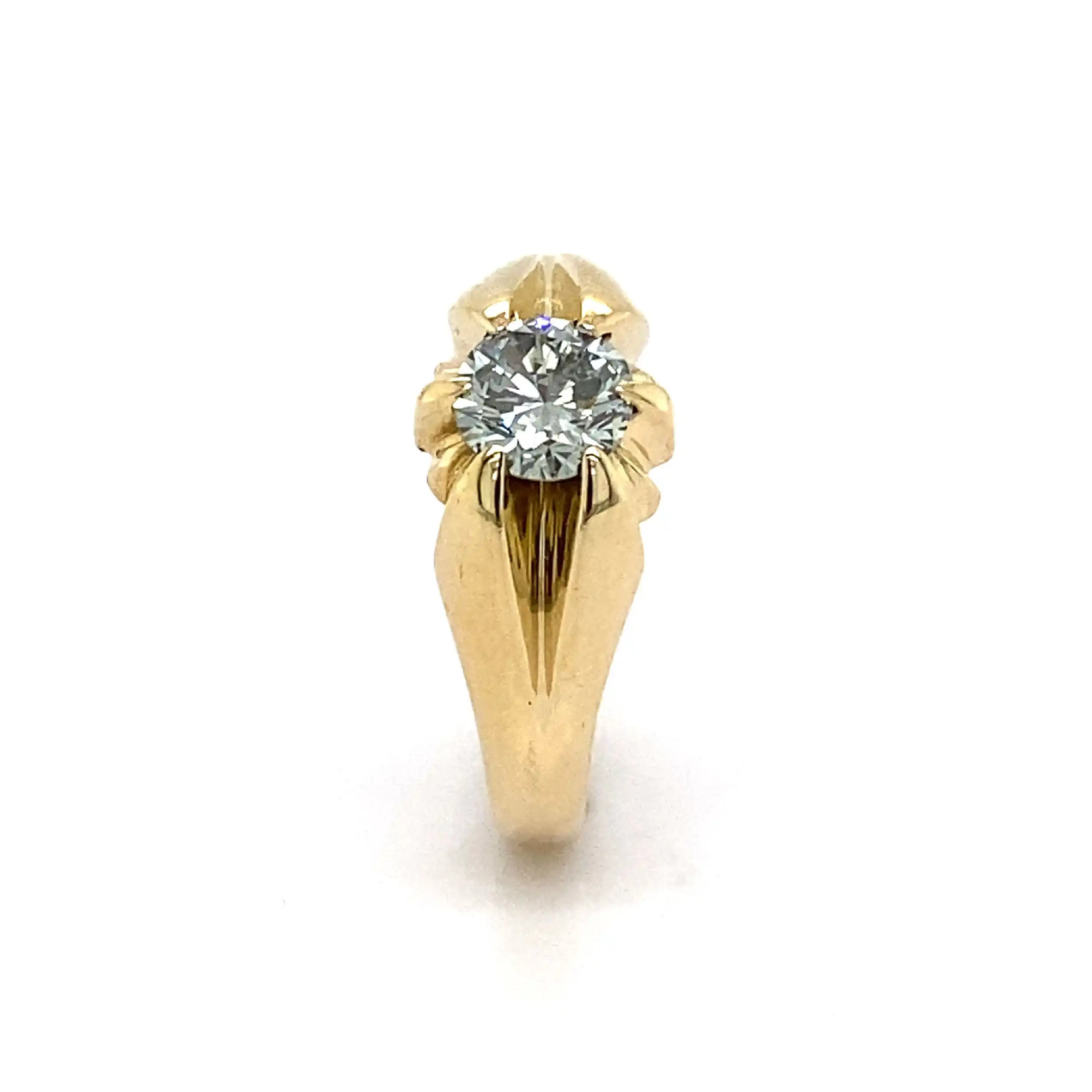 Ring Gelbgold mit Brillant Ring Gelbgold mit Brillant