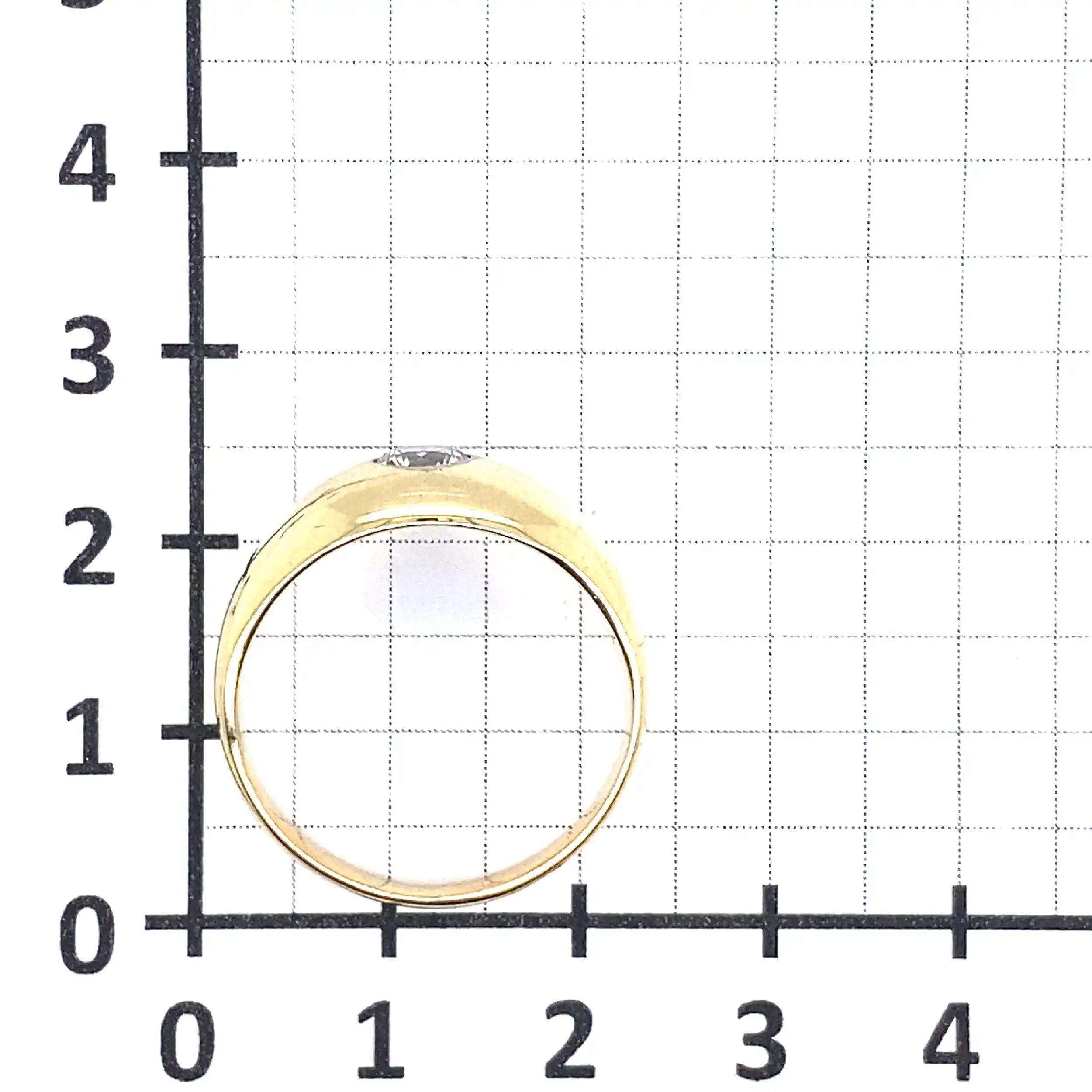 Ring mit Brillant, graviert mit 0,50ct Ring mit Brillant, graviert mit 0,50ct